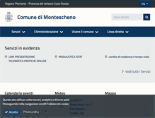 Tablet Screenshot of comune.montescheno.vb.it